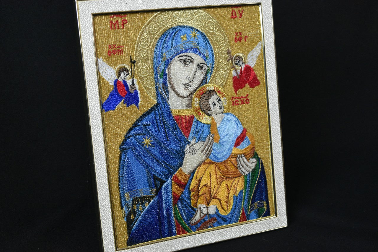 Icoană Maica Domnului cu Pruncul Iisus / Orthodox Icon Virgin Mary with Jesus