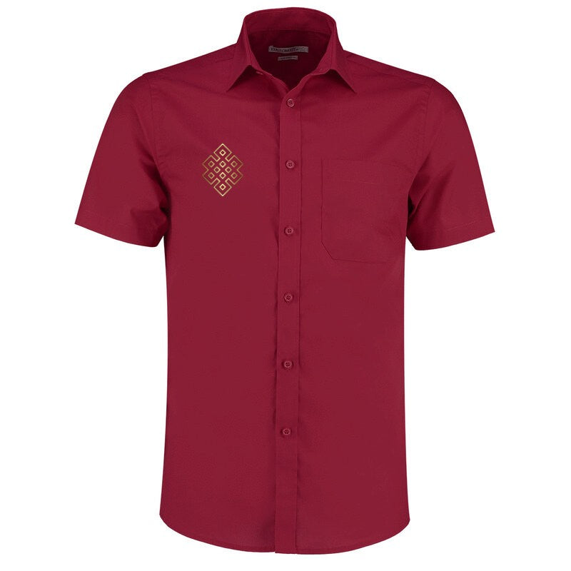 MENS POPLIN SHORT SLEEVE SHIRT